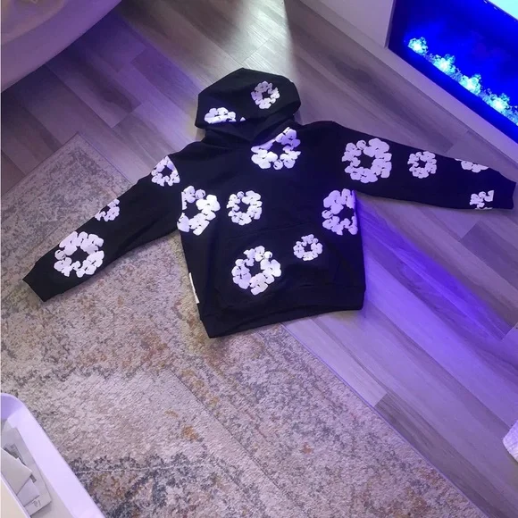 Denim tears hoodie black